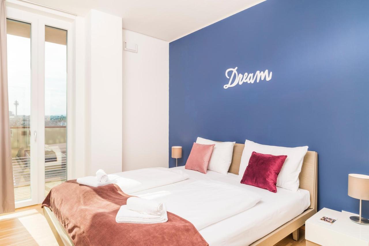 Triiiple Tower Dream Apartments With Rooftop-Summer-Pool 비엔나 외부 사진