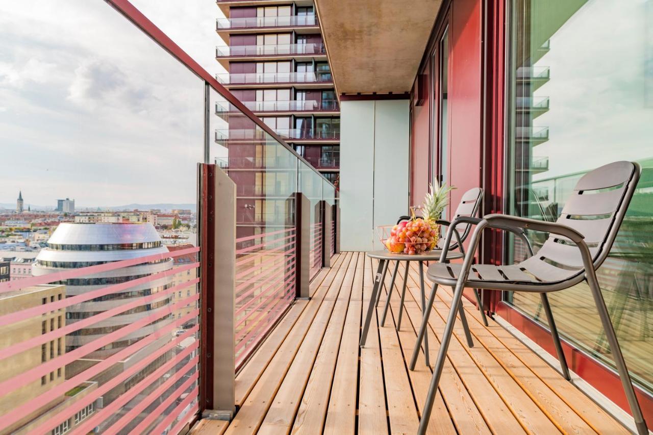 Triiiple Tower Dream Apartments With Rooftop-Summer-Pool 비엔나 외부 사진
