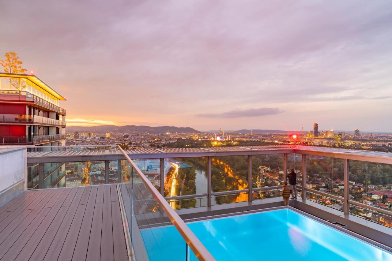 Triiiple Tower Dream Apartments With Rooftop-Summer-Pool 비엔나 외부 사진