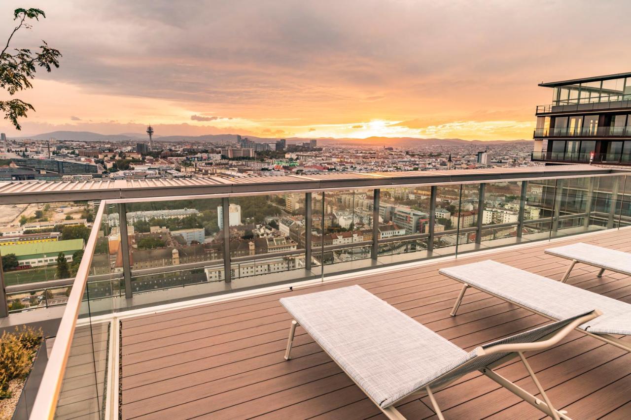 Triiiple Tower Dream Apartments With Rooftop-Summer-Pool 비엔나 외부 사진